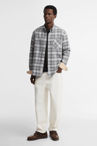 Shirts & Tops - Barbour - Mineral Tartan in Ice Granite - Archery Close