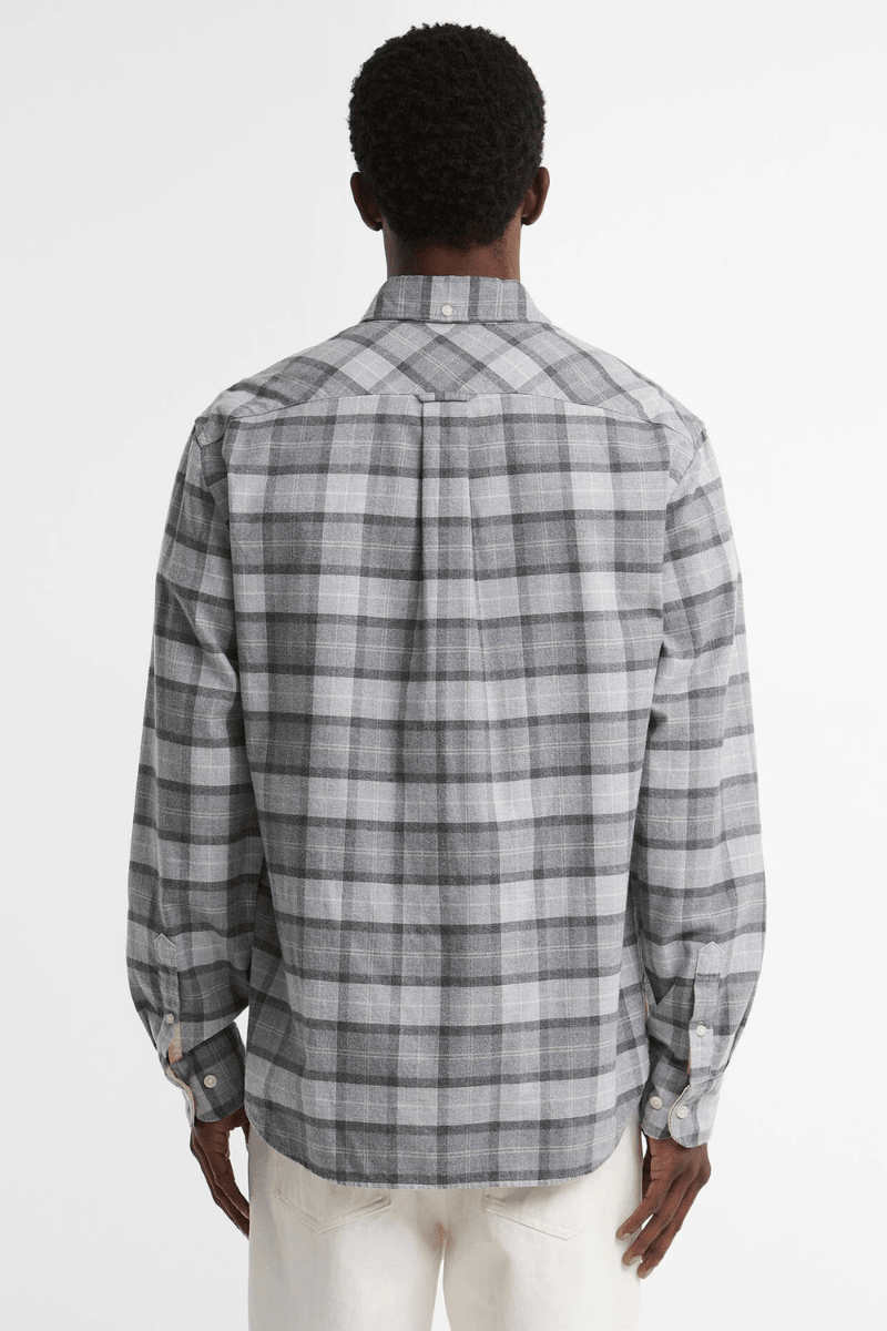 Shirts & Tops - Barbour - Mineral Tartan in Ice Granite - Archery Close