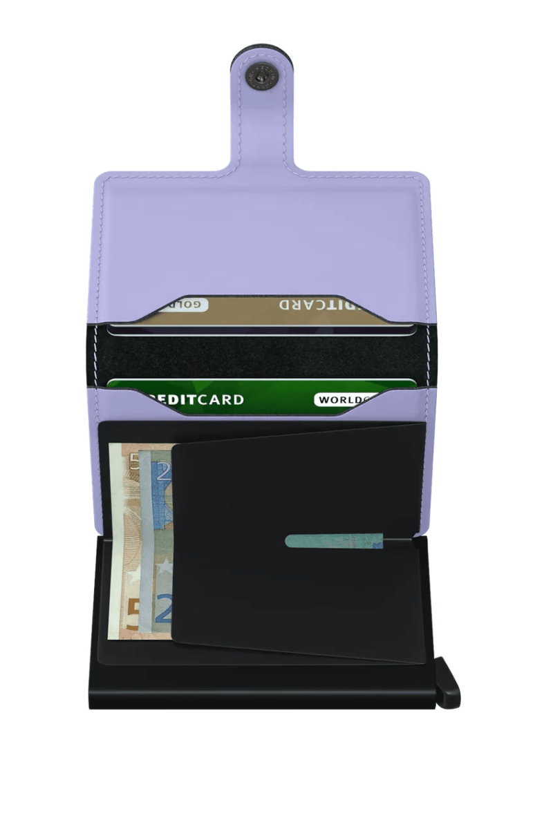 Handbags, Wallets & Cases - Secrid - Miniwallet in Matte Lilac-Black - Archery Close