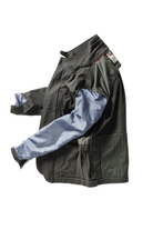 Blazer - Relwen - Moleskin Trap Blazer in Char Loden - Archery Close