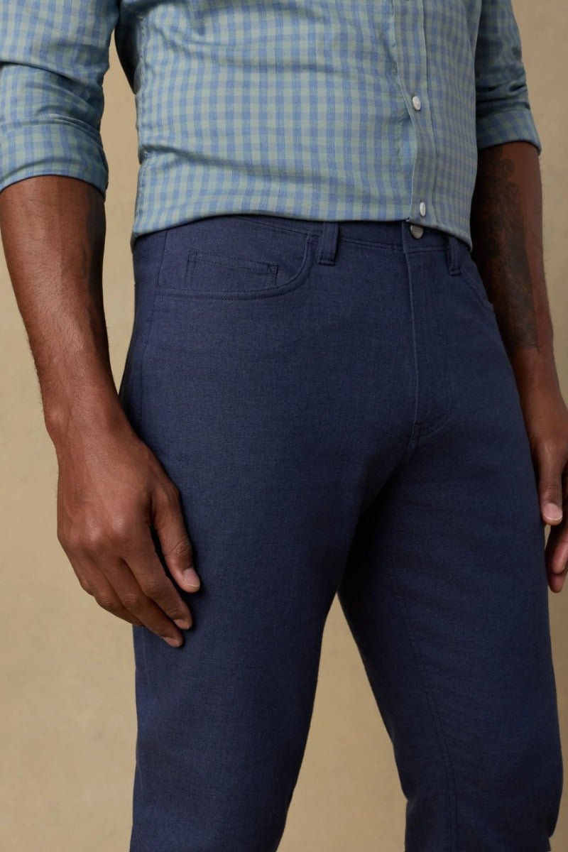 Faherty Brand Movement Linen 5-Pocket Pant