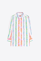 Shirts & Tops - Vilagallo - Multicolor Chain Print Shirt - Archery Close