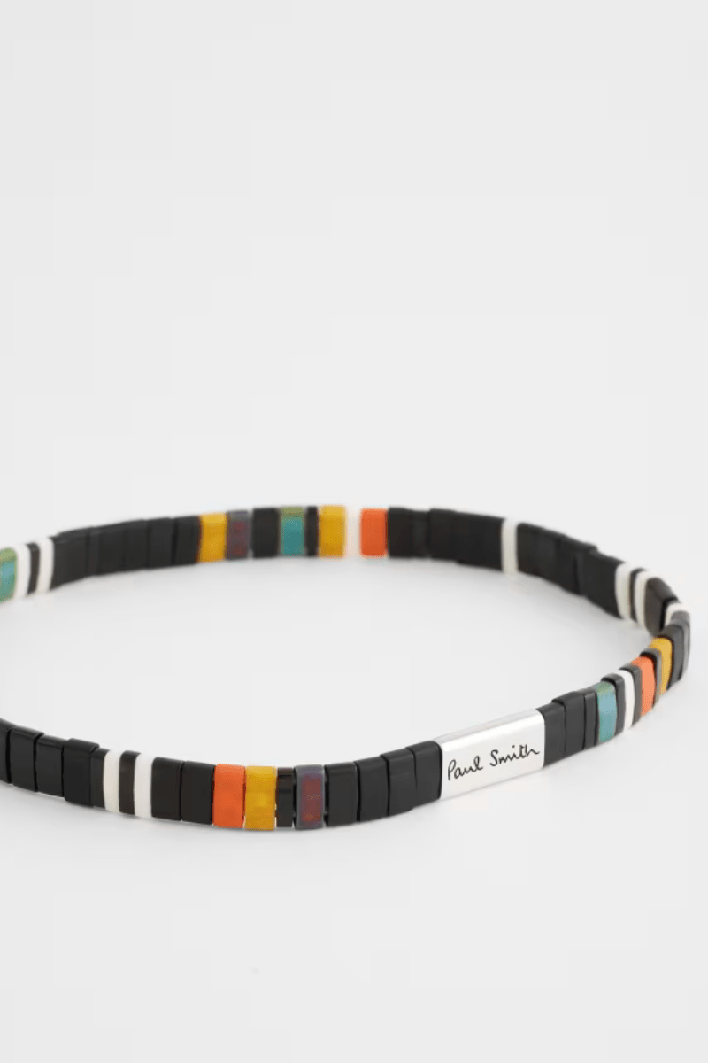 Jewelry - Paul Smith - Multicolour Flat Bead Bracelet - Archery Close