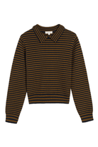 Sweater - DemyLee - Nadia Polo Sweater - Archery Close