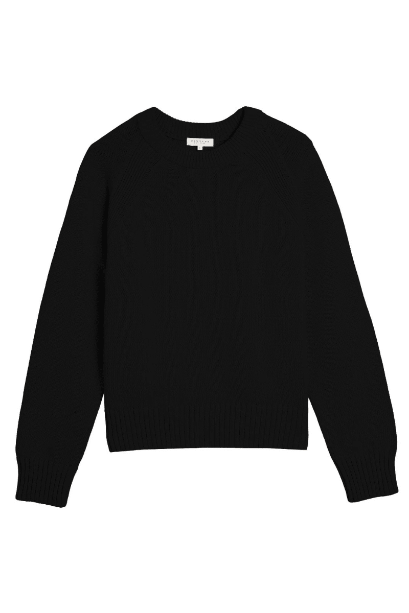 Sweater - DemyLee - Natalia Sweater in Black - Archery Close