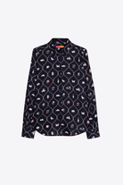 Shirts & Tops - Vilagallo - Navy Brasserie Shirt - Archery Close