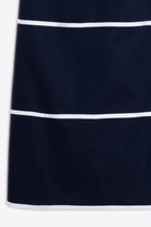 Dresses - Vilagallo - Navy Dress with White Stripes - Archery Close