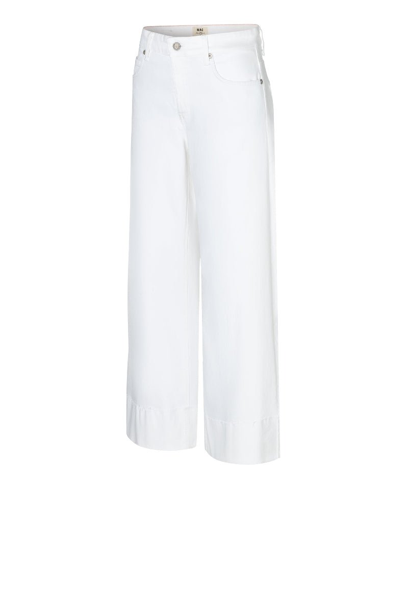 White pants on a white background