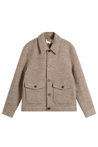 Outerwear - Wax London - Newgate Melange Wool Jacket - Archery Close