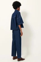 Shirts & Tops - Sessun - Newport Denim Shirt - Archery Close