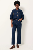 Shirts & Tops - Sessun - Newport Denim Shirt - Archery Close