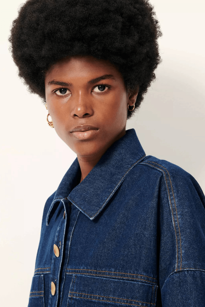 Shirts & Tops - Sessun - Newport Denim Shirt - Archery Close