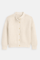 Sweater - Alex Mill - Nico Cardigan in Marled Ivory - Archery Close