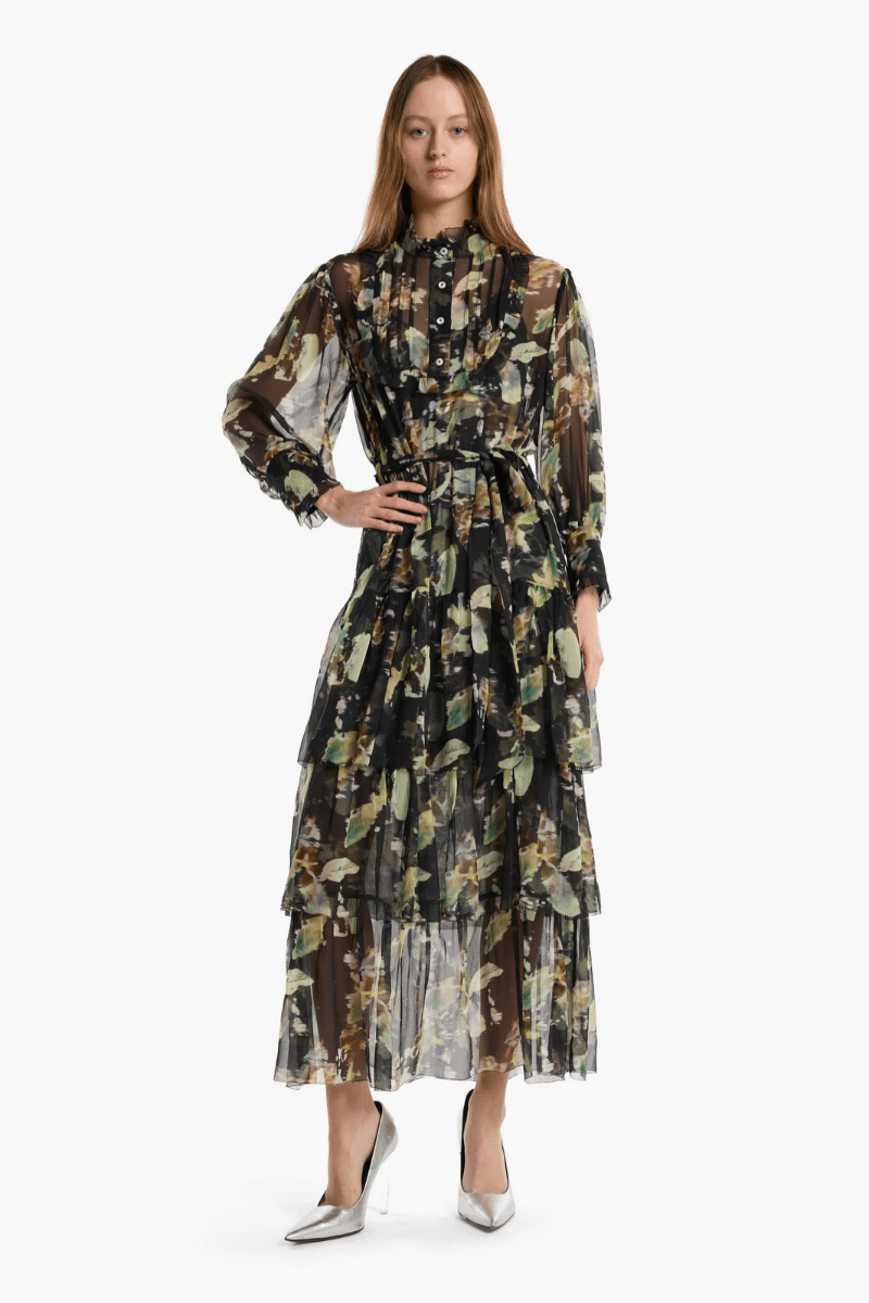 Dresses - Christy Lynn - Nicole Dress in Nightfall - Archery Close
