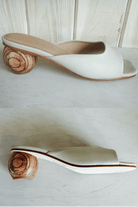 Shoes - Huma Blanco - Noa Heel in Bone - Archery Close