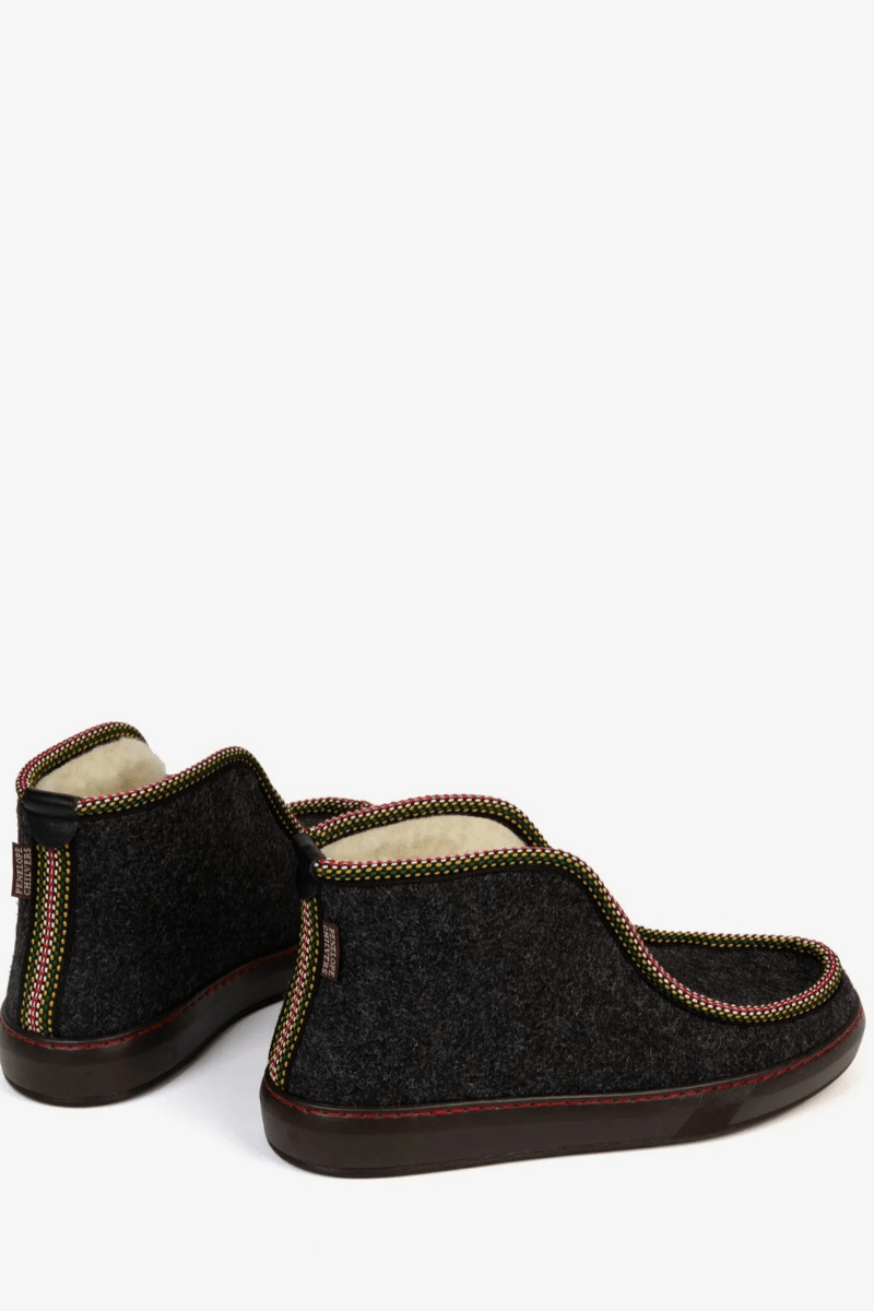 Slippers - Penelope Chilvers - Nordic Felt Wool-Lined Slipper - Archery Close