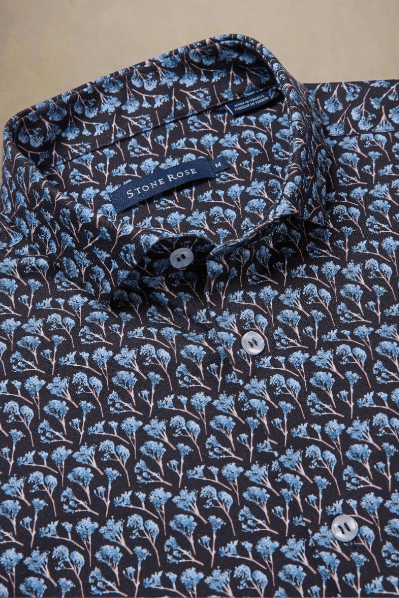 Shirts & Tops - Stone Rose - NOVA - Snowbrush Printed Shirt - Archery Close