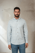 Shirts & Tops - Stone Rose - NOVA - Snowbrush Printed Shirt - Archery Close