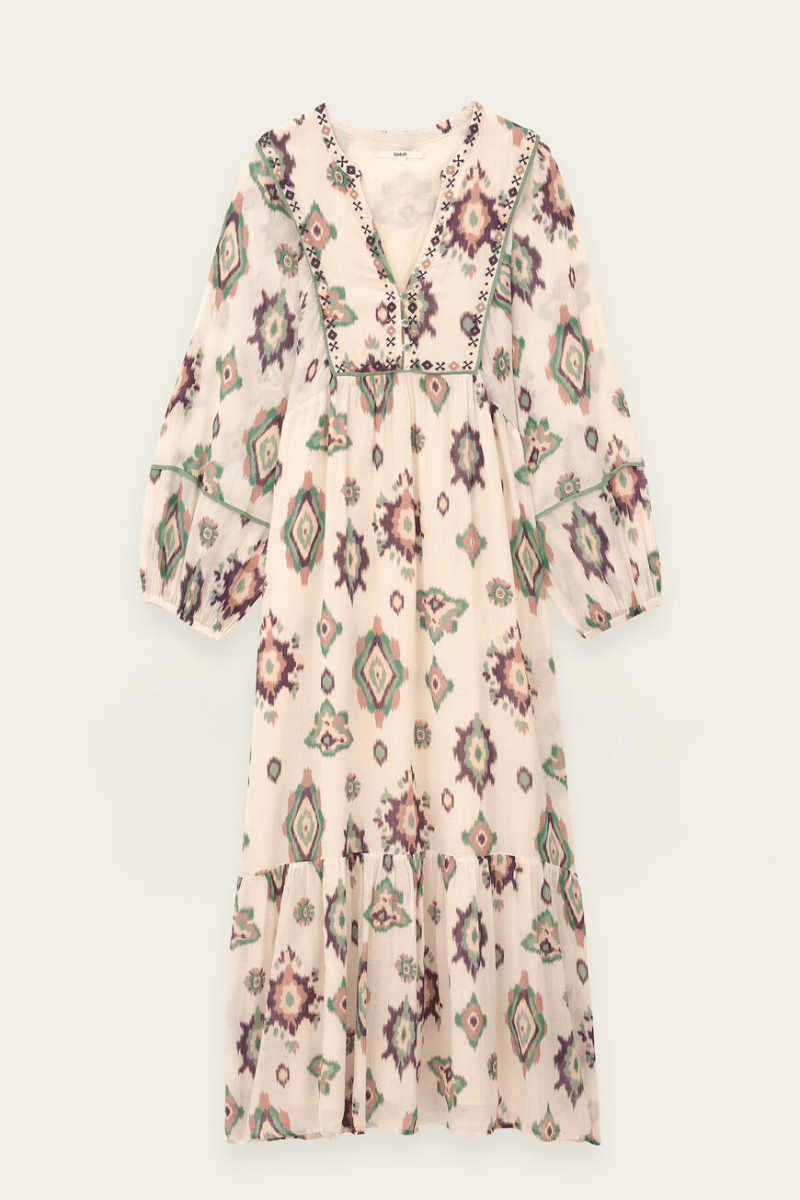 Dresses - ba&sh - Oelia Dress in Ecru - Archery Close