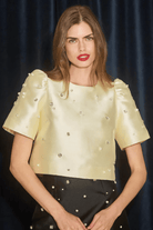 Shirts & Tops - Hunter Bell - Olivia Top in Ivory - Archery Close