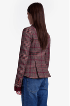 Blazer - Smythe - One Button Blazer in Berry Glen Check - Archery Close