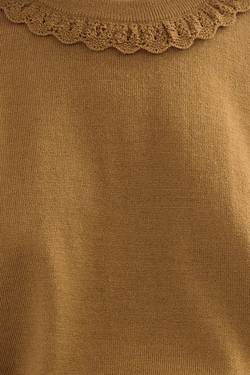Sweater - Hunter Bell - Opal Sweater in Chestnut - Archery Close
