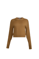 Sweater - Hunter Bell - Opal Sweater in Chestnut - Archery Close