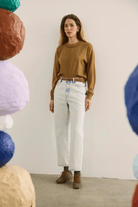 Sweater - Hunter Bell - Opal Sweater in Chestnut - Archery Close
