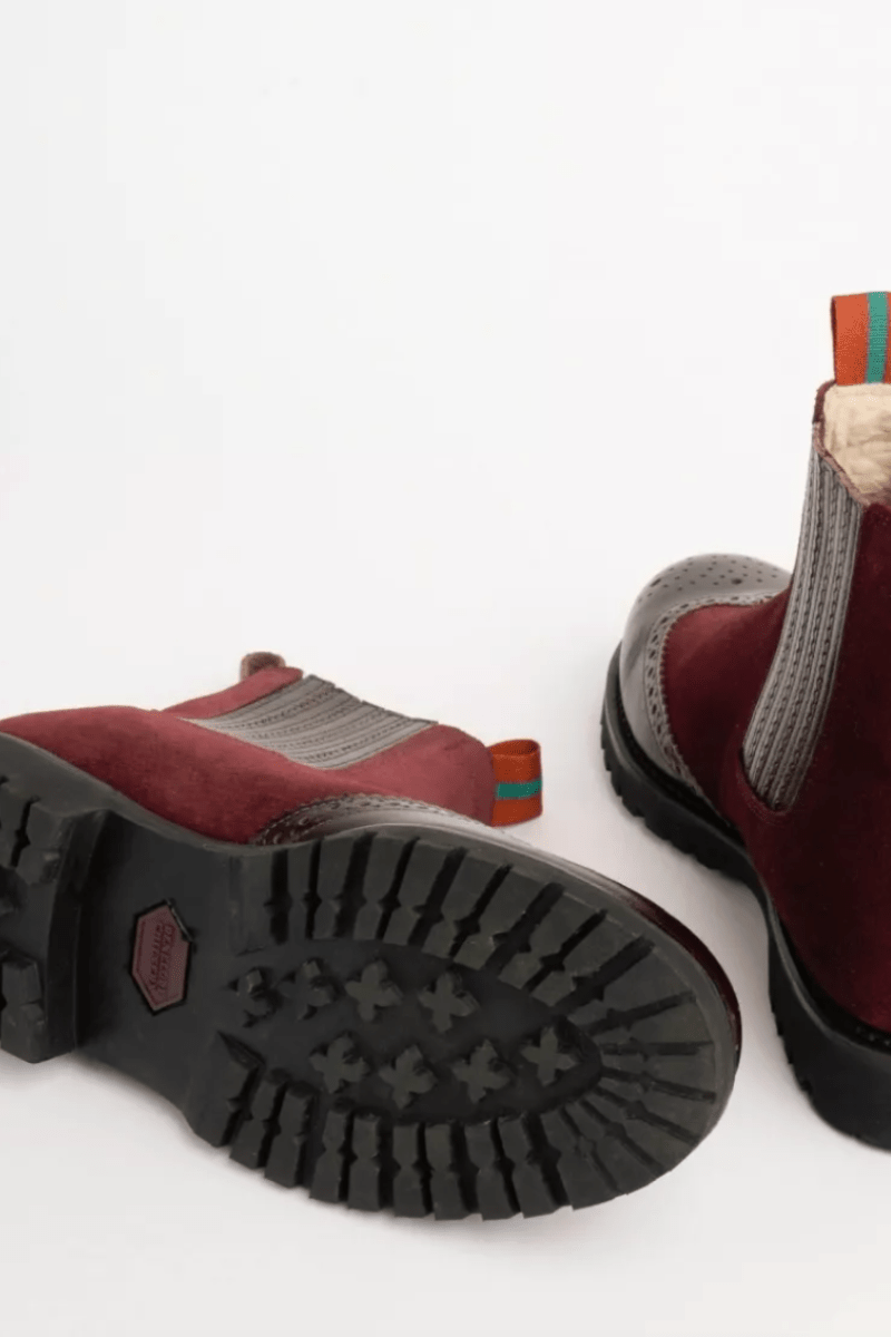 Boots - Penelope Chilvers - Oscar Brogue - Tip Wool - Lined Boot - Archery Close