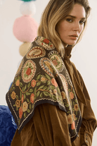 Scarf - Hunter Bell - Oversized Scarf in Found Heirloom - Archery Close