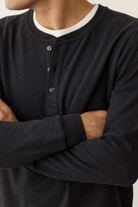 T-Shirt - Marine Layer - Pacifica Stretch Henley - Archery Close