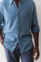 Shirts & Tops - Marine Layer - Pacifica Stretch Shirt - Indigo - Archery Close