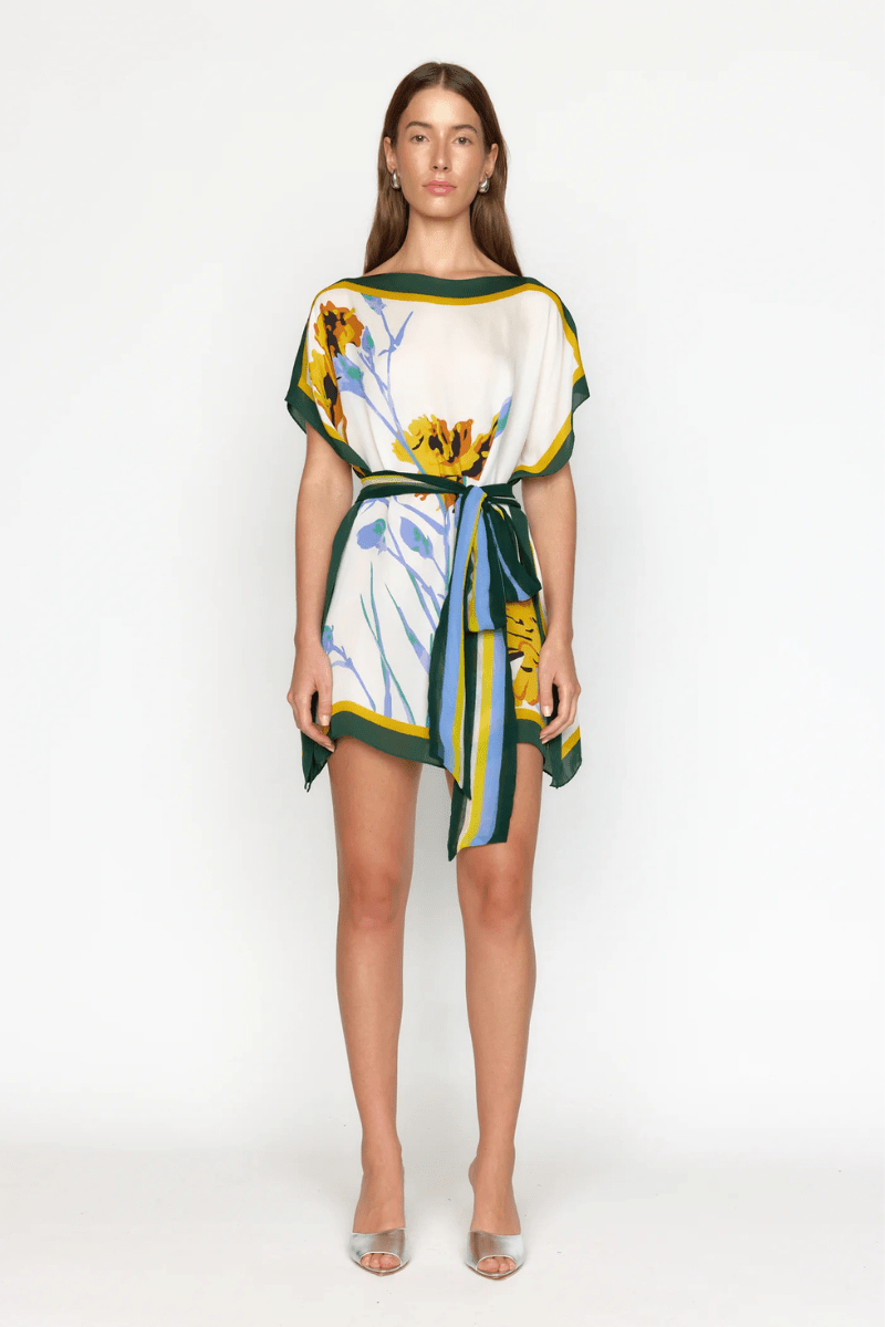 Dresses - Christy Lynn - Pamela Tunic in Yellow Orchid - Archery Close