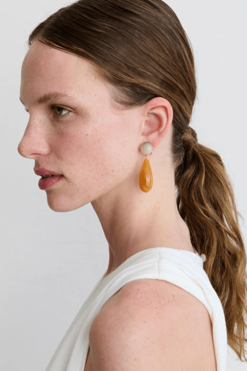 Jewelry - Rachel Comey - Pamploma Earring in Cream - Archery Close