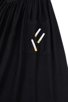 Skirts - Fashion Brand Company - Park Skirt Soft Linen Cigarettes - Archery Close