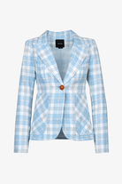 Blazer - Smythe - Patch Pocket Duchess Blazer in Sky Plaid - Archery Close