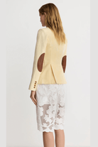 Blazer - Smythe - Patch Pocket Duchess W/ Elbow Patch in Butter - Archery Close
