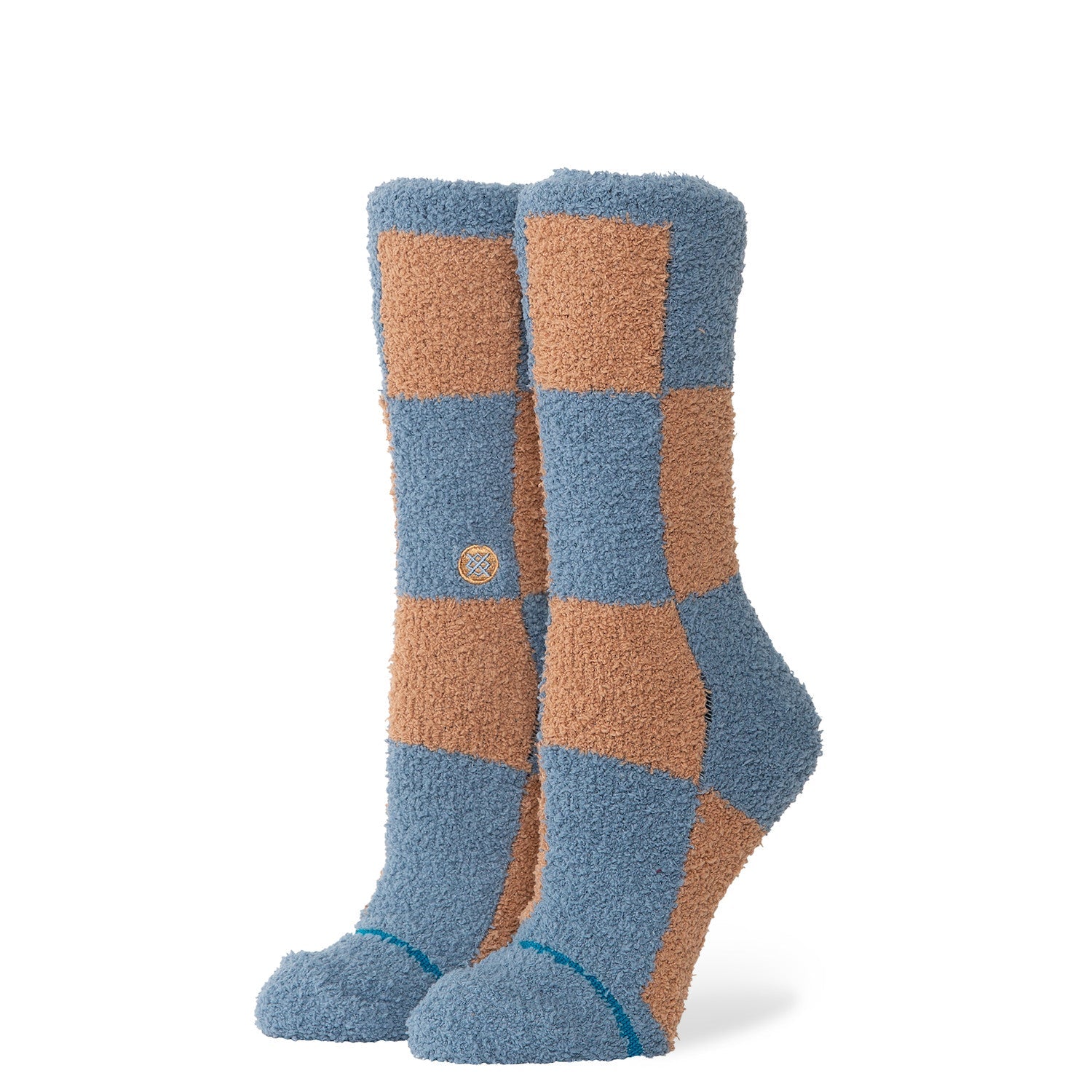 Socks - Stance - PATCHWORK COZY CREW - SEABLUE - Archery Close