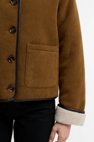 Outerwear - Barbour - Penny Fleece Cord Jacket - Archery Close