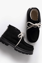 Shoes - Penelope Chilvers - Phenomenal Suede Shearling-lined Boot - Archery Close