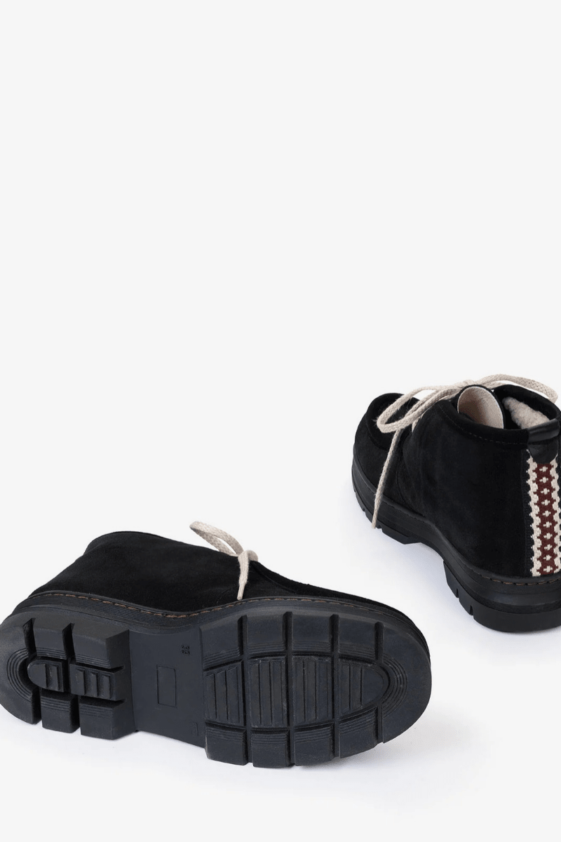 Shoes - Penelope Chilvers - Phenomenal Suede Shearling-lined Boot - Archery Close