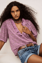 Shirts & Tops - ba&sh - Physalys Shirt in Rose - Archery Close