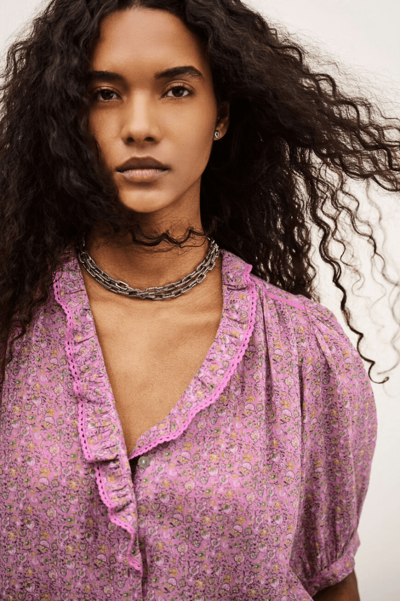 Shirts & Tops - ba&sh - Physalys Shirt in Rose - Archery Close