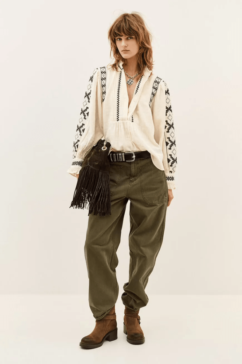Shirts & Tops - ba&sh - Pidma Blouse - Archery Close