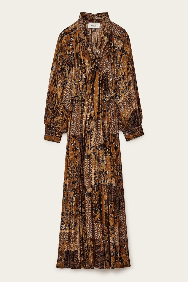 Dresses - ba&sh - Pierta Maxi Dress - Archery Close