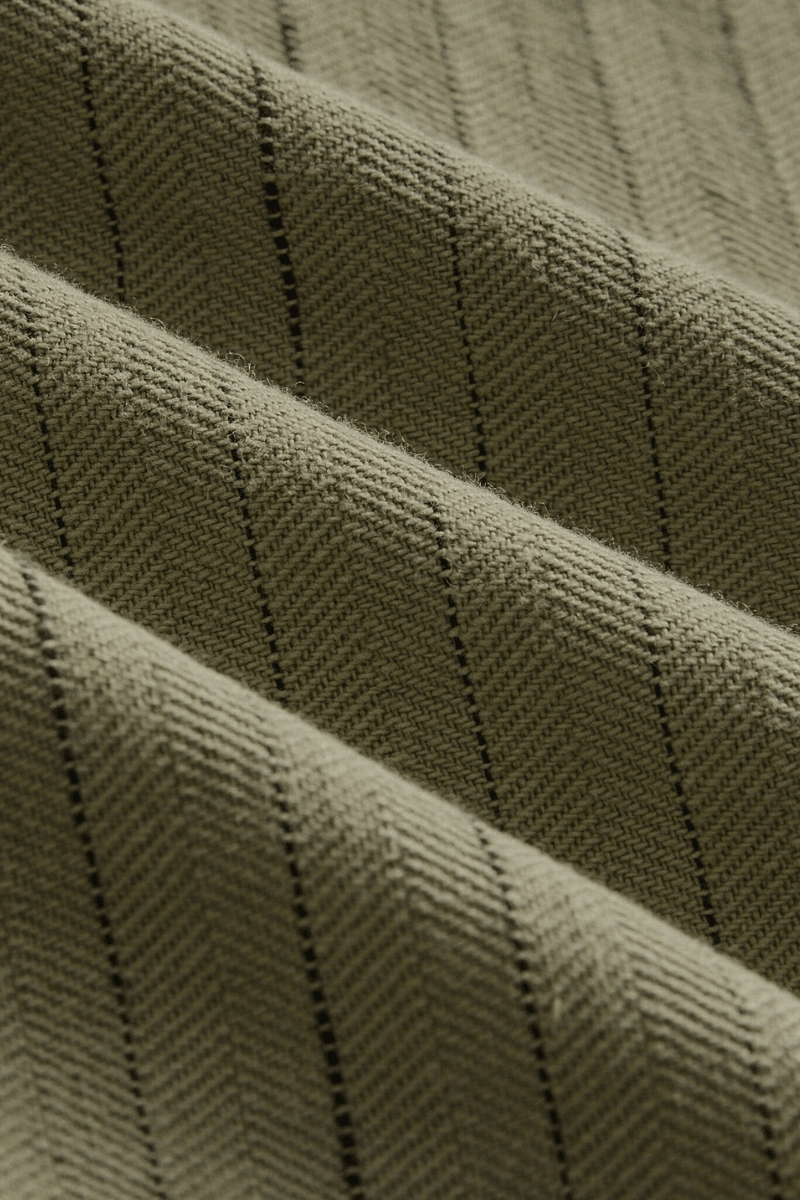 Pants - Road to Nowhere Clothing - Pilon Pant in Sage Stripe - Archery Close