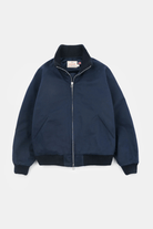 Outerwear - Dehen 1920 - Pilot Jacket - Dry Wax Cotton, Regal Blue - Archery Close