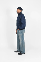 Outerwear - Dehen 1920 - Pilot Jacket - Dry Wax Cotton, Regal Blue - Archery Close