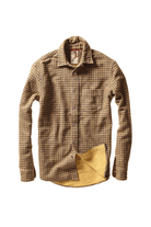 Shirts & Tops - Relwen - Plaid Chamois Lined Flannel - Gold Tweed Guncheck - Archery Close