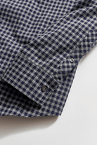 Shirts & Tops - Billy Reid - Plaid Check Hutchenson Sport Shirt - Navy/Grey - Archery Close